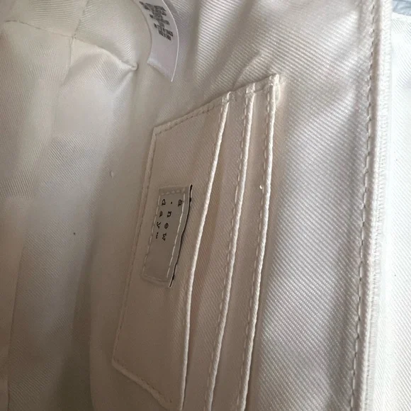 a new day Cream Mini Top-Handle Bag with Gold Embroidered Seashells - Picture 5 of 5